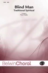 cover Blind Man SATB choral sheet music cover